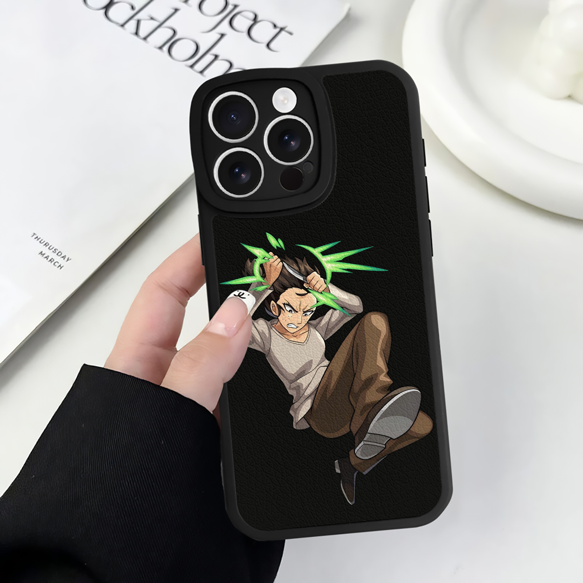 （画像用） 進撃の巨人 Attack on Titan 【iPhone 16シリーズ対応】シリコンスマホケース（レザー調） 材質：シリコン